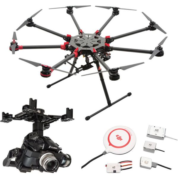 Октокоптер DJI S1000Plus + польотний контролер A2 + підвіс Z15-GH4